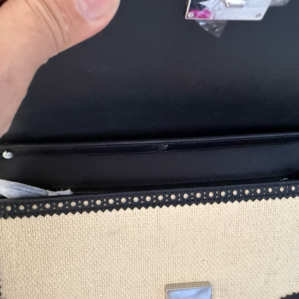 Black and Cream Clutch - Picture 5 of 5